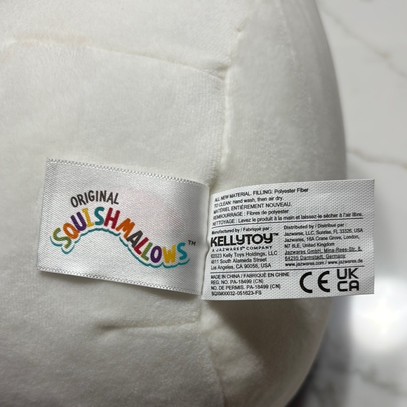 Plush Yeti Toy - White and Blue - Picture 7 of 8